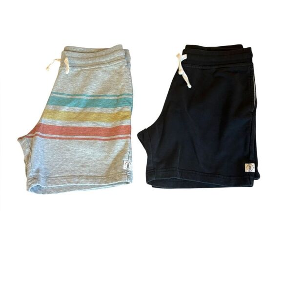 Chubbies The Lineators 7” FT Schwort Bundle Of 2 Men’s Size Small Grey Black - Picture 1 of 13